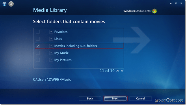 Vista Windows Media Center Help