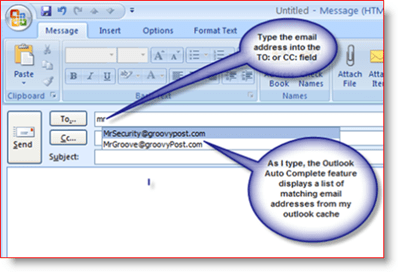 How-To Clear the Outlook Email Address Auto Complete Cache