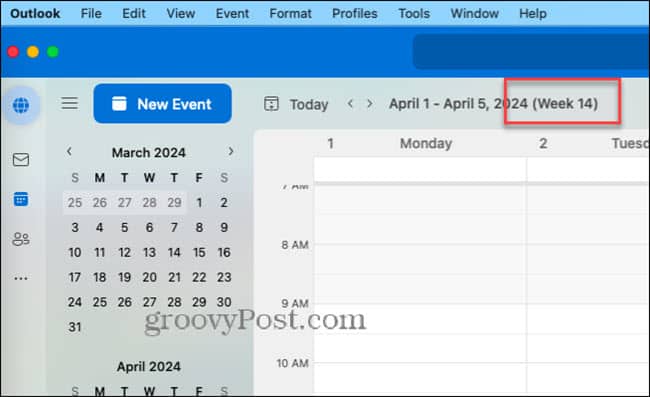 add week numbers to outlook for mac