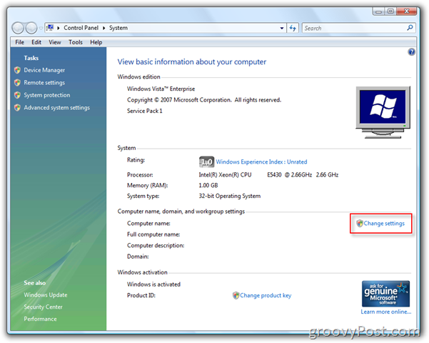 Vista Join Workgroup Of Windows 7