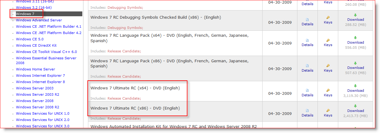 Windows 7 Release Candidate (RC1) Available for Download