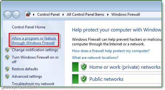 How To Block Or Allow A Program In Windows 7 Firewall Control