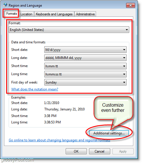 How To Change The Windows 7 Taskbar Date Display Format - 9