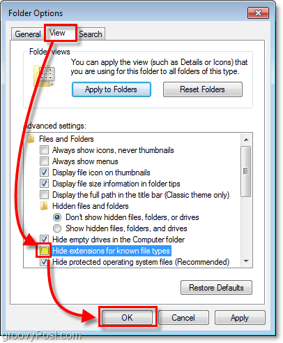 How to View a Computer File Extension
