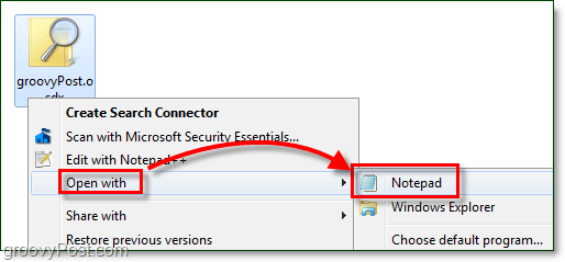 How To Create a Custom Windows 7 Federated Search Connector - 40