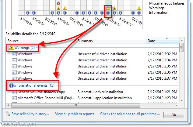 How To Use Reliability History Tool to Diagnose Windows 7 Issues - 25