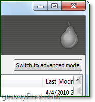 switch recuva to advanced mode