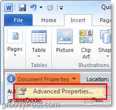 How To Guide for Using Autotext Quick Parts In Office 2010 - 57