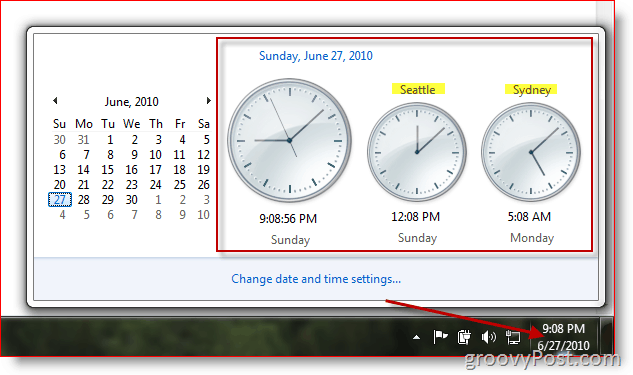 How to Add Extra Clocks   Time Zones to Windows 8 or 7 Taskbar - 97