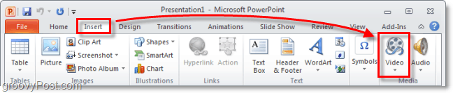 How to Embed a YouTube Video into a PowerPoint 2010 Presentation - 72