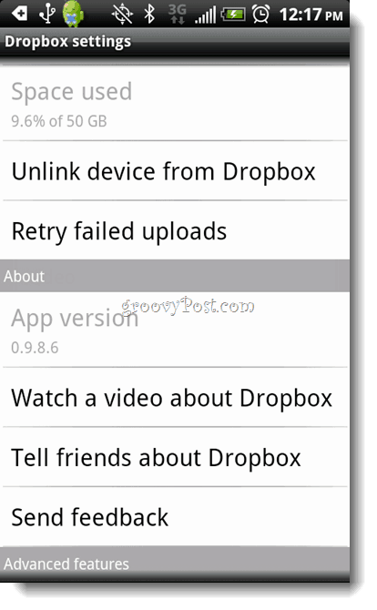 How to Use Dropbox on Your Android Device - 5