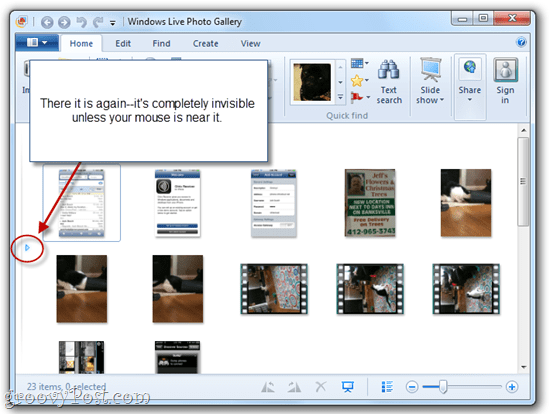 How To Show Hide the Navigation Pane in Windows Live Photo Gallery 2011 - 78