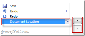 Show The Location of a File in the Quick Access Toolbar Office 2010 - 98