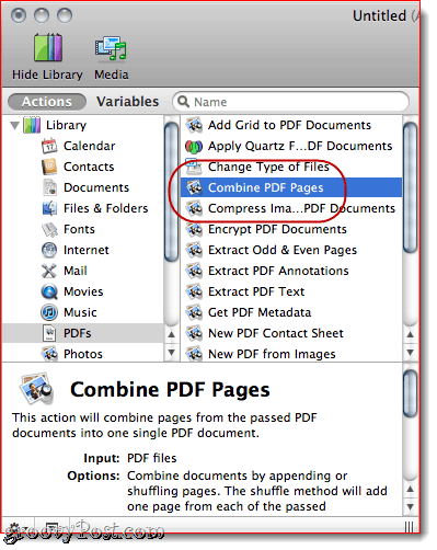 combine pdf mac os x