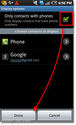 How to Display Only Contacts With Phone Numbers on Android - 87