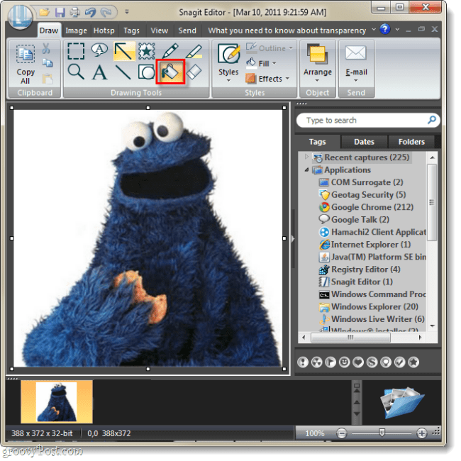 Handle Background Transparency in Snagit Editor Like You Would in Photoshop - 1