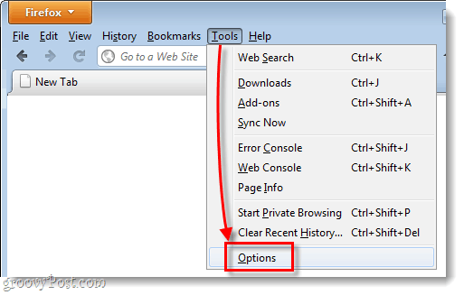 Firefox 4 legacy menu options
