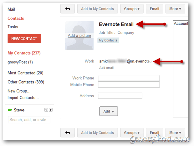 How To Use Email to Send Information to Your Evernote Notebook - 32