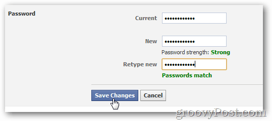 How to Change your Facebook Password - 92