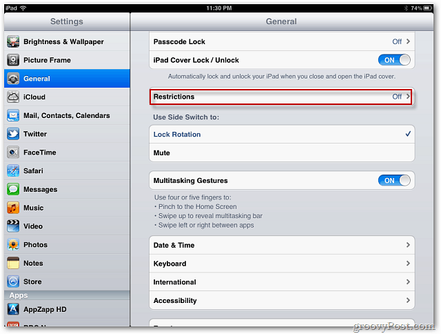 Apple iOS  Enable Restrictions to Secure Your Device - 70