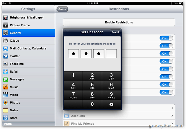 Apple iOS  Enable Restrictions to Secure Your Device - 45