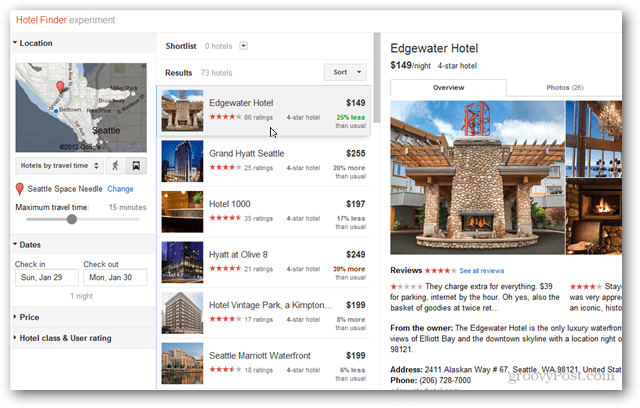 Google Updates Hotel Finder Screenshot Tour and Review - 79