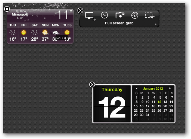 osx menu bar calendar