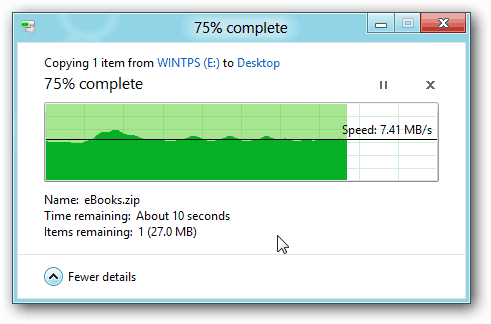 Windows 8  Using the New File Copy Feature - 76