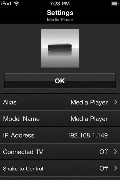 Use iOS Media Remote App for Sony Streaming Player  SMP N200  - 12