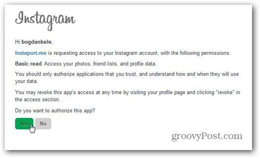 how to enable picture access on instagram