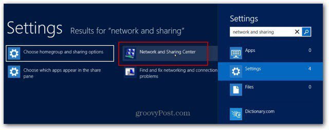 Network and Sharing