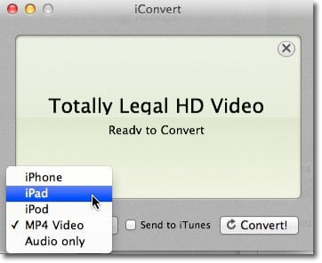 iConvert Video Files for Mac OS X and iDevices - 88