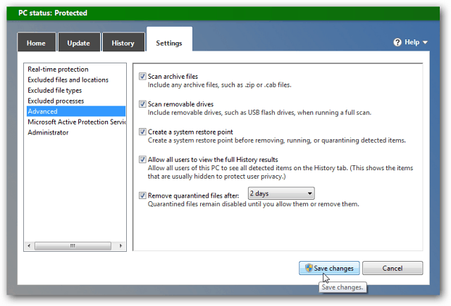 Windows Defender in Windows 8 Includes MSE - 2