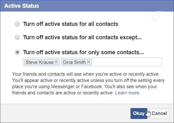 How to Appear Offline to Specific People on Facebook - 75