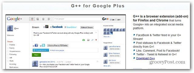 Integrate Facebook and Twitter in Google  - 60