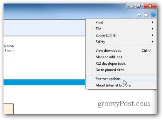 How to Disable Third Party Extensions in Internet Explorer 9 - 32