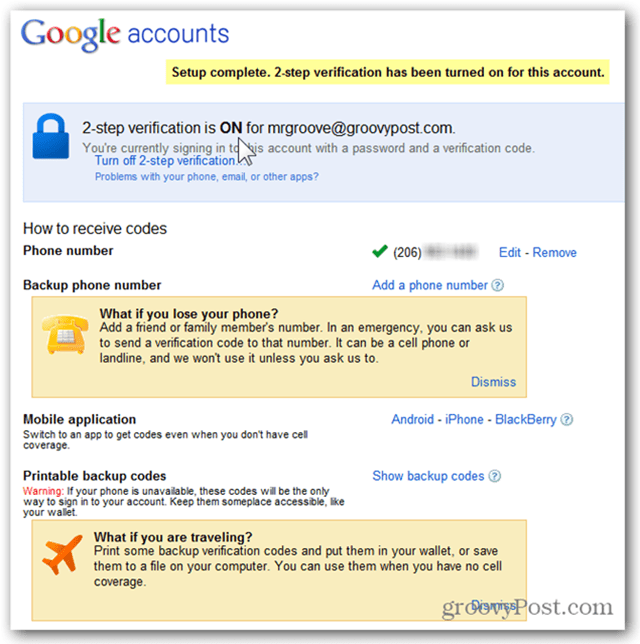 How To Enable 2 Step Verification to Google Accounts and Why you Should - 93