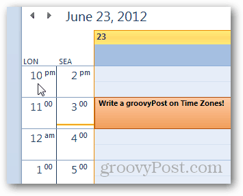 How to Add Extra Time Zones to your Outlook 2010 Calendar - 58