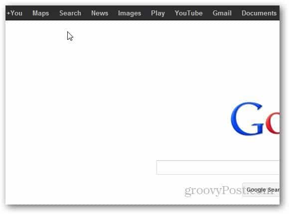 Customize Google Navigation Bar in Google Chrome [Extension]