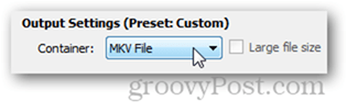 mkv format mp4 format select output quality results handbrake