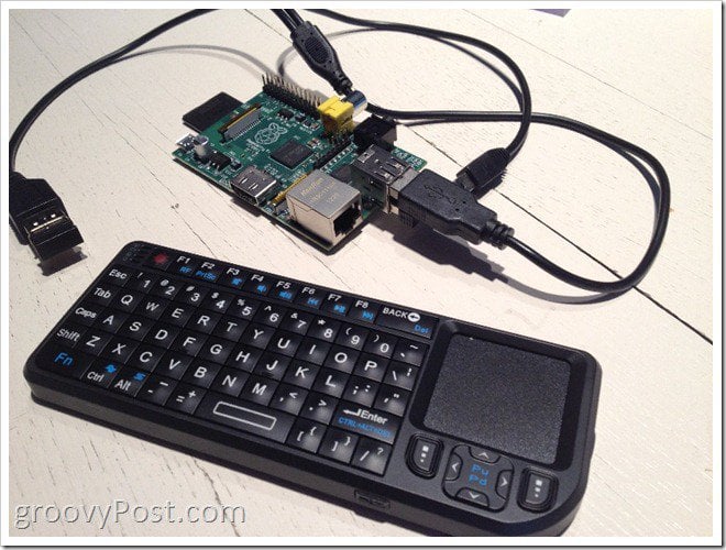 FAVI wireless keyboard and raspberry pi