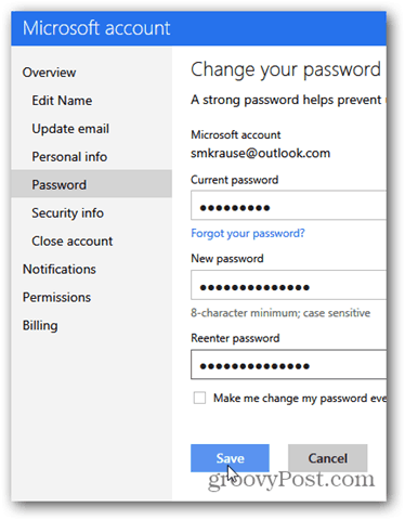 How To Change your Outlook com Email Account Password - 54