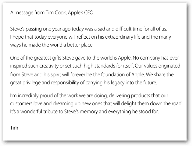 Apple Tributes Steve Jobs on Website   groovyPost - 16