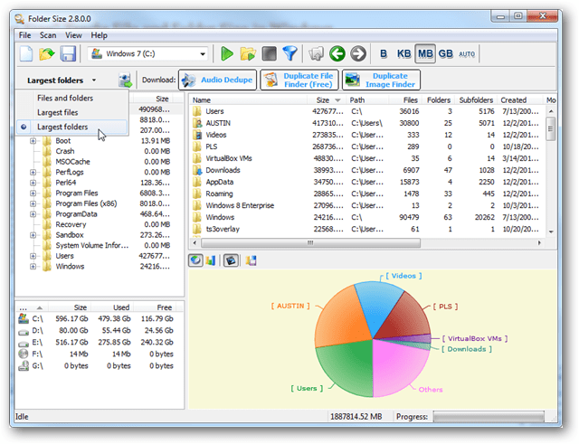 Folder Size is Freeware for Windows that Displays Folder and File Size - 13