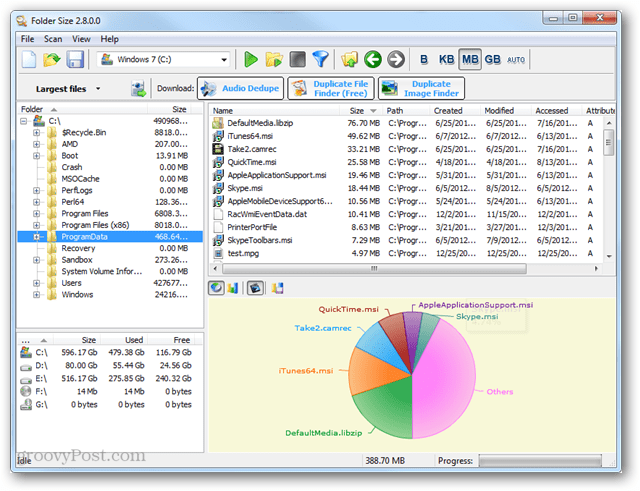 Folder Size is Freeware for Windows that Displays Folder and File Size - 66