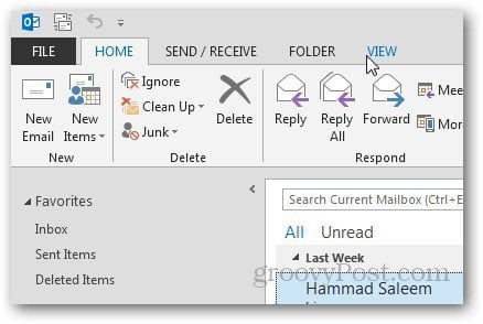Message Preview Outlook 2