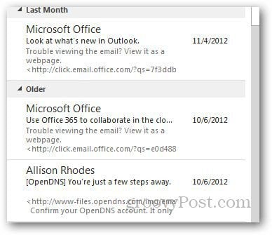 Message Preview Outlook 5