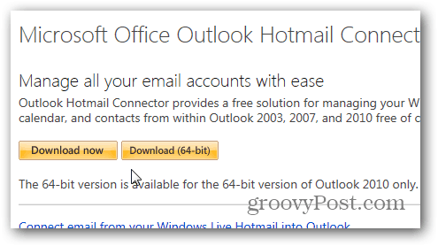 Add an Outlook com or Hotmail Account to Microsoft Outlook with Hotmail Connector - 92