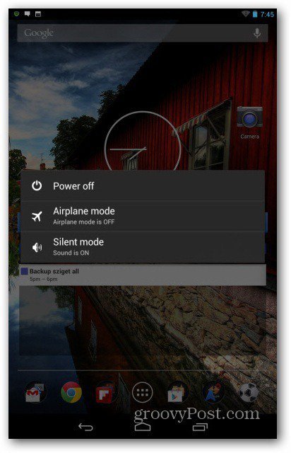 How To Turn On Airplane Mode on the Google Nexus 7 - 87