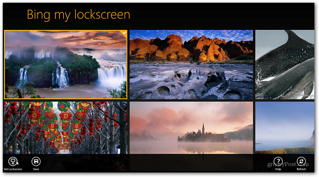 Use Wallpaper from Windows 8 Bing App as Lock Screen